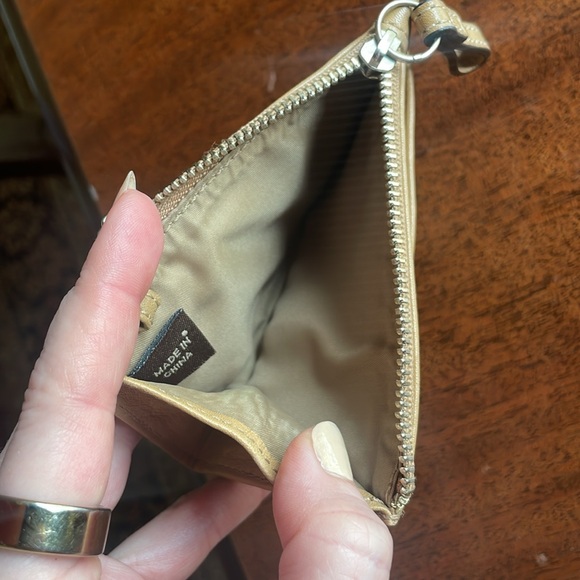 NWOT Authentic Tan Coach Coin Change Purse Wallet - Picture 5 of 5